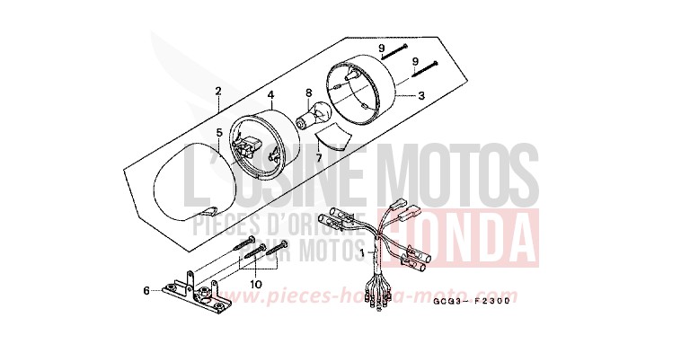 HECKLEUCHTE von CB1300 Super Bold'or ABS MARUEMU BLUE (PB285) von 1999